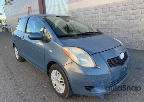 2007 Toyota Yaris z USA, uszkodzony, nr VIN JTDJT923475077619